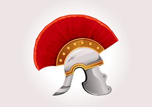 What ancient empire used this style of helmet?